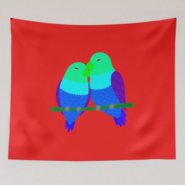 Item preview, Hand Painted Love Birds designed and sold by TheCatmeow2000.