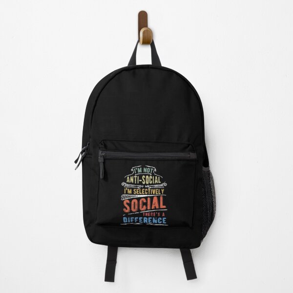 Item preview, Not Antisocial Im Selectively Social Sarcastic Humor designed and sold by Dressed For  Duty.
