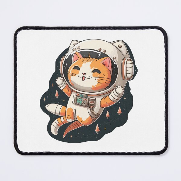 Item preview, Cute Chibi Astronaut Cat designed and sold by StickerSector.