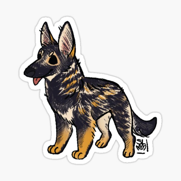 BLEHP! Sable GSD Sticker