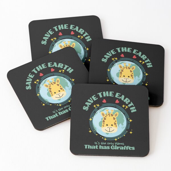 Item preview, Save the Earth It's The Only Planet That Has Giraffes designed and sold by Trinket-Trickster.