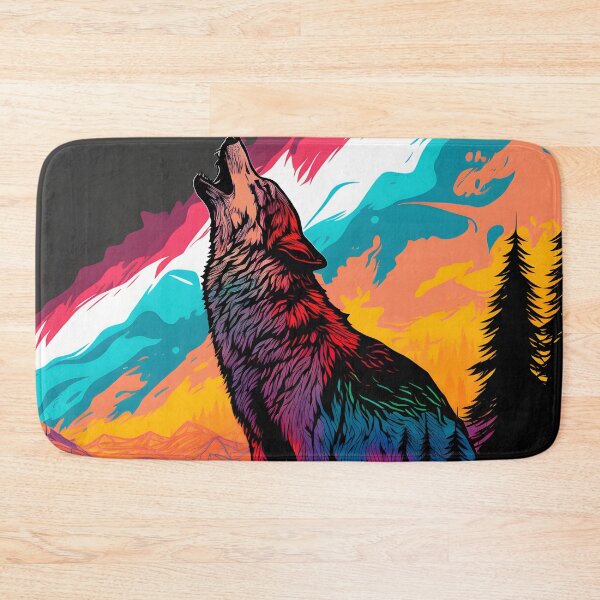 Item preview, Wolf of Sunset: Cell Shaded Poster  designed and sold by natejahnke.