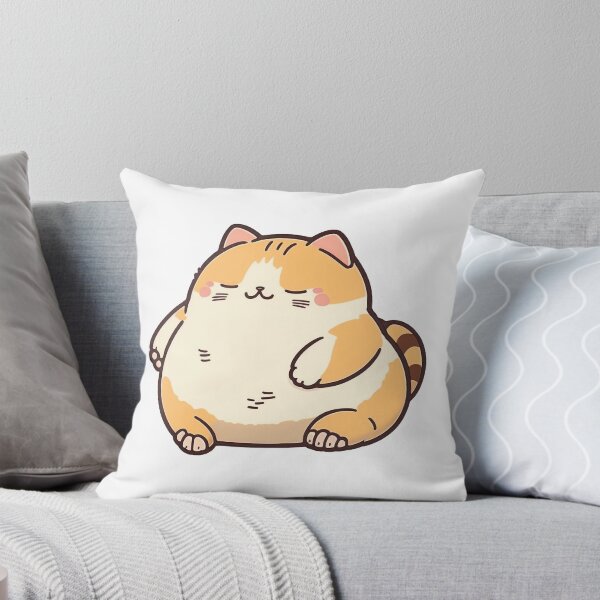 Aperçu de l'œuvre Chat endormi Chibi mignon créée et vendue par StickerSector.