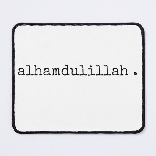 Item preview, Alhamdulillah Typewriter Text designed and sold by HijabieUkhty.
