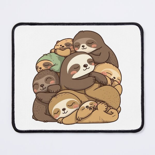 Item preview, Cute Pile of Sleeping Sloths designed and sold by StickerSector.