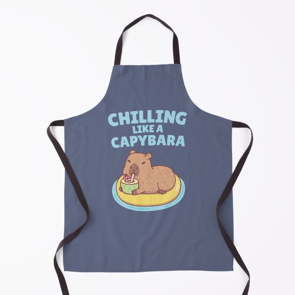 Item preview, Capybara On A Pool Float Chilling Like A Capybara Funny designed and sold by rustydoodle.