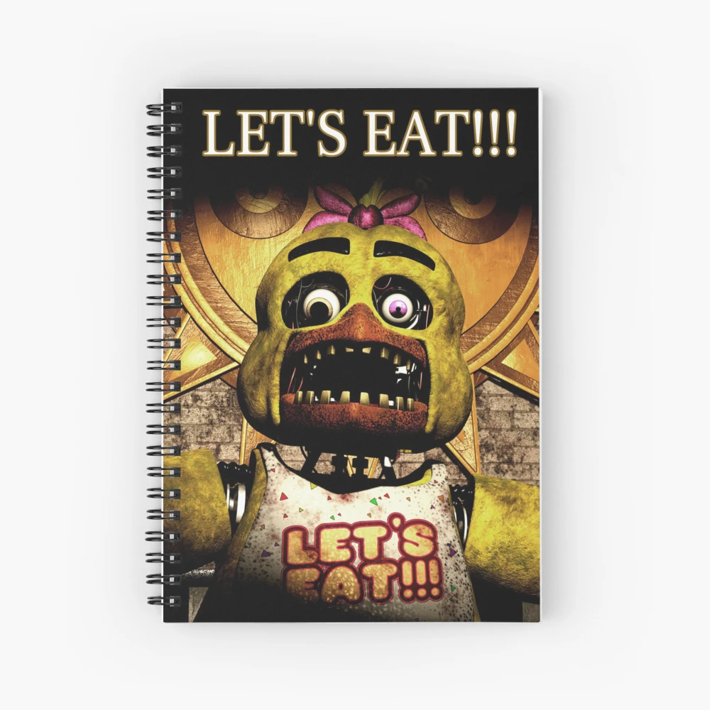 Copy of FNAF Plus Freddy Poster Spiral Notebook for Sale by inb4