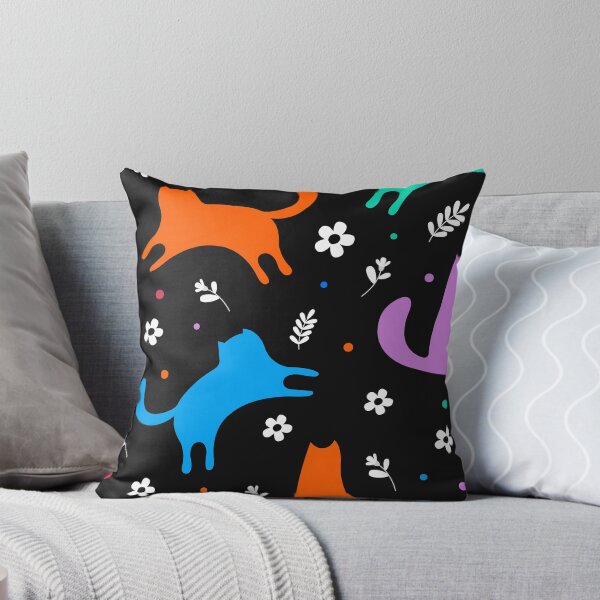 Item preview, black cat pattern designed and sold by Timegraf.