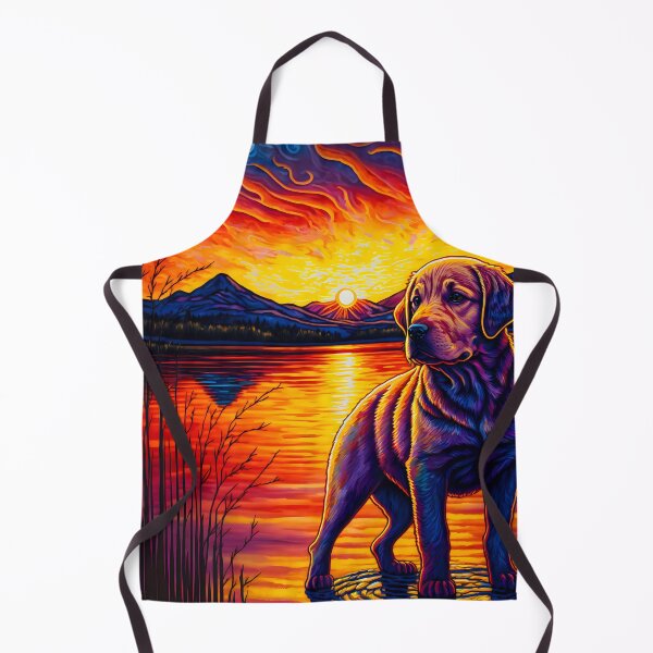 Item preview, Labrador Retriever Puppie at Sunset designed and sold by Luis Rodrigues.
