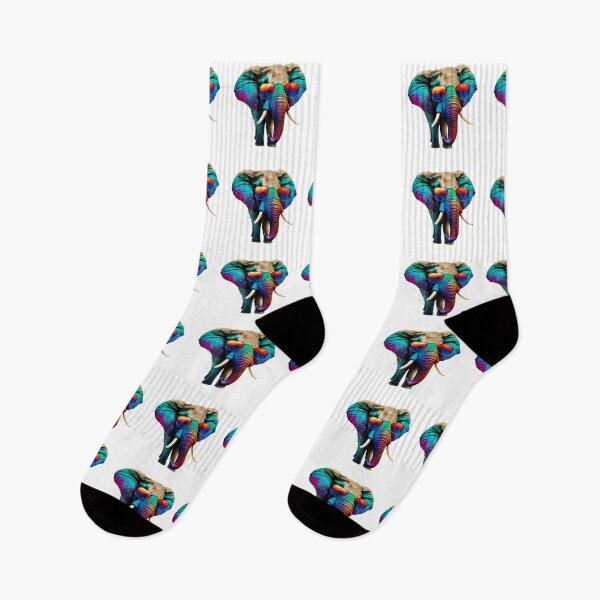 Item preview, Elephant wearing sunglasses glasses pop art designed and sold by luisraultg.