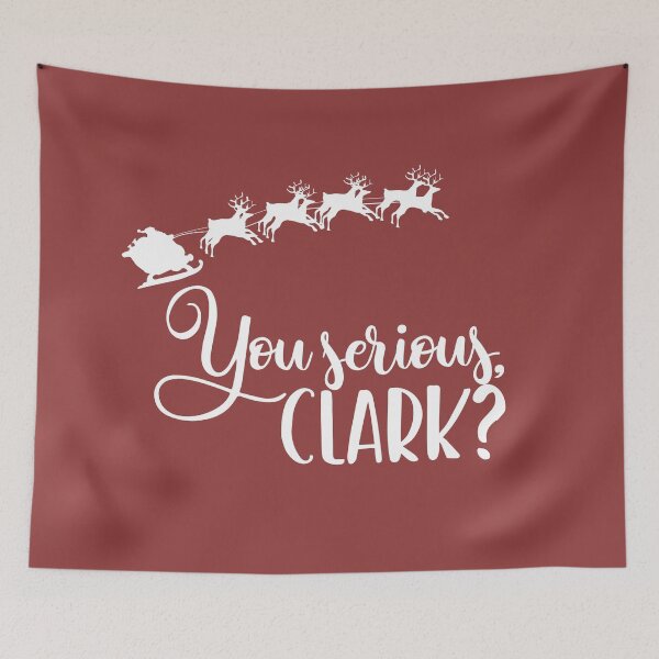 Item preview, You serious, Clark? National Lampoon's Christmas Vacation Movie Cousin Eddie Quote Santa   designed and sold by starkle.