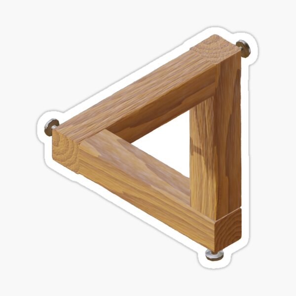 Vista previa del artículo con la obra «Tribar de Penrose», diseñado y vendido por Dendros-Studio.