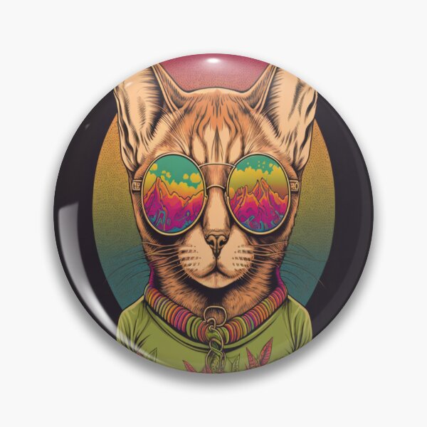Item preview, Abyssinian 70s Hippie - 70s Poster Art designed and sold by Star_.