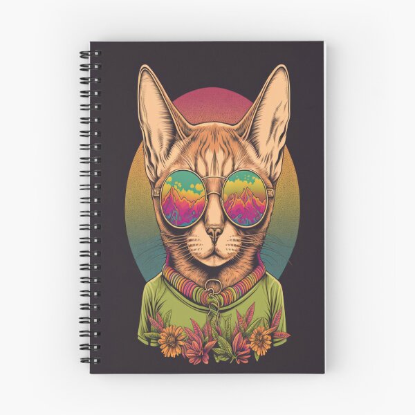 Item preview, Abyssinian 70s Hippie - 70s Poster Art designed and sold by Star_.