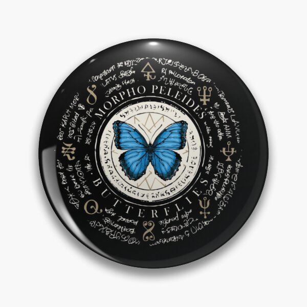 Item preview, Round butterfly  designed and sold by tees-n-treats.