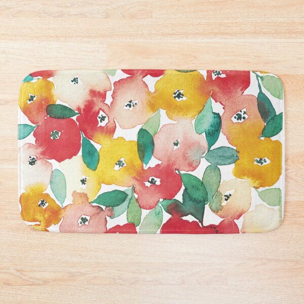 Item preview, Orange Bold Florals designed and sold by Artbyannieyang.
