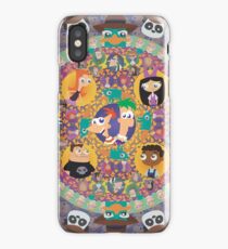 Phineas and Ferb Mandala iPhone Case