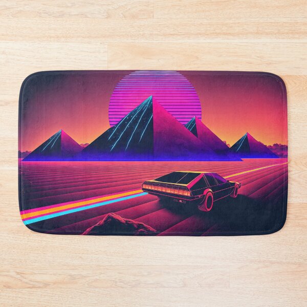 Item preview, Chasing the Sunset: A Synthwave Adventure Through the Desert designed and sold by Mullet Monkey.
