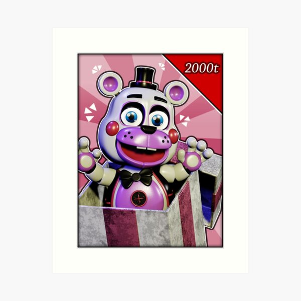 Five Nights At Freddy's Security Breach - HELPY Art Board Print