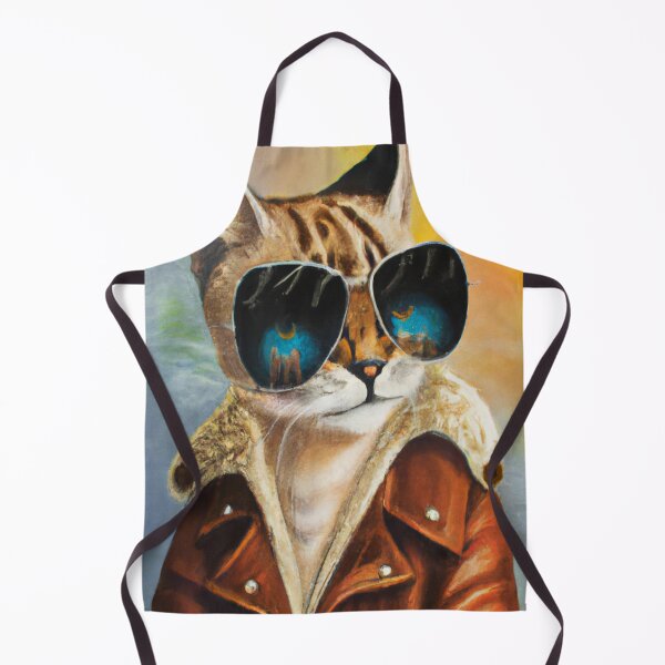 Item preview, Cool Cat with Sunglasses and a Leather 50's Style Jacket designed and sold by marcomonge84.