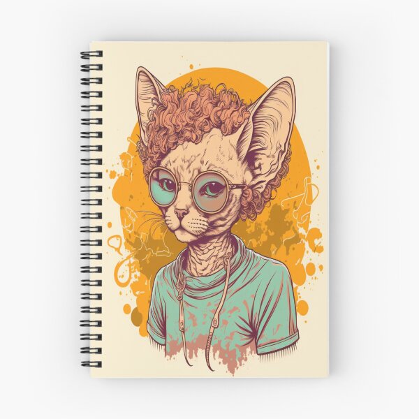 Item preview, Devon Rex 70s Hippie - 70s Poster Art designed and sold by Star_.