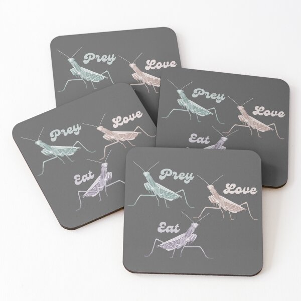 Item preview, Praying Mantis - Prey Love Eat  designed and sold by Unhinged Heather.