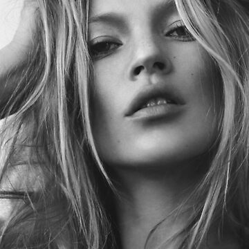 Artwork thumbnail, Kate Moss supermodel beauty portrait by Digital Cloud