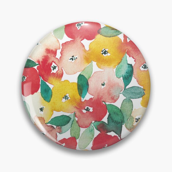 Item preview, Orange Bold Florals designed and sold by Artbyannieyang.