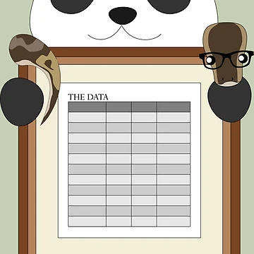 Artwork thumbnail, Python Pandas Data Frame by chrispy doodles