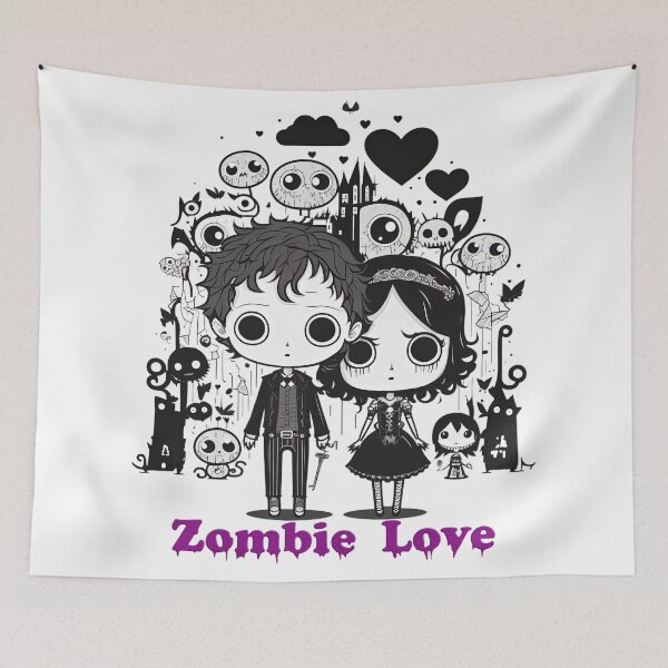 Item preview, Zombie Love Un regalo romántico para el amor nunca muere designed and sold by Delltaman.