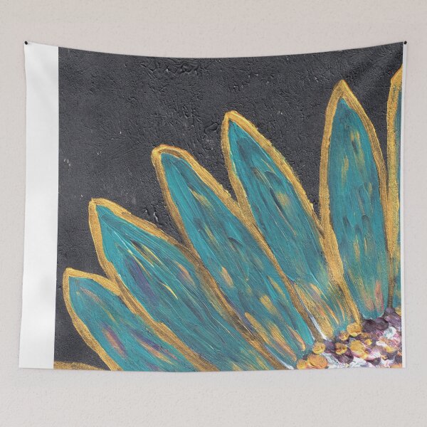 Item preview, Vibrant Turquiose Flower designed and sold by VibrantArtwork.