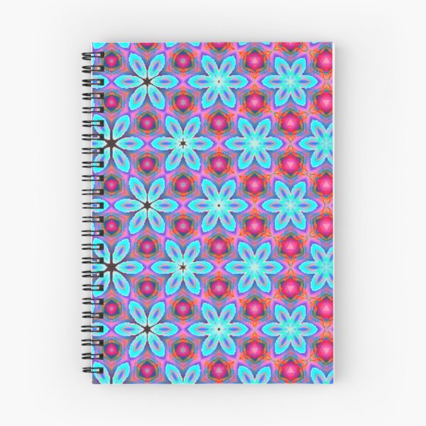 Item preview, Turquoise and Pink Floral Gradient designed and sold by MothFluffStore.
