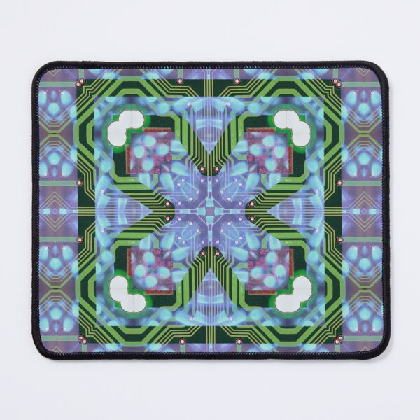 Item preview, Circuitboard fire Kaleidoscope Pattern (Seamless) 13 designed and sold by Swabcraft.