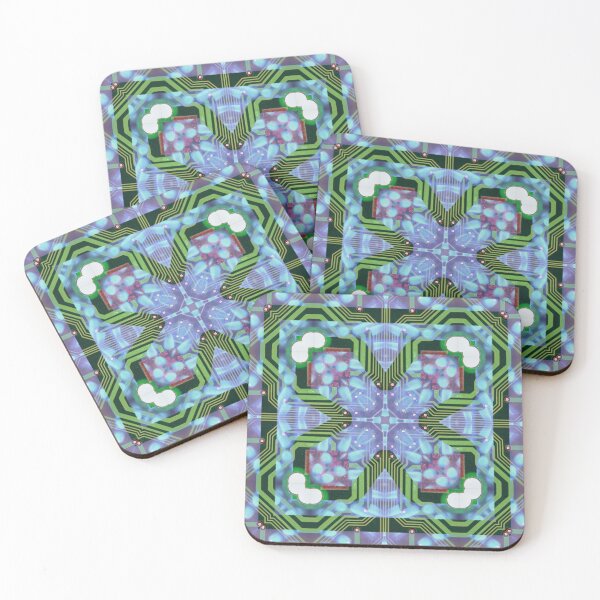 Item preview, Circuitboard fire Kaleidoscope Pattern (Seamless) 13 designed and sold by Swabcraft.