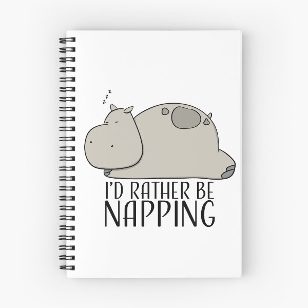 Item preview, I'd Rather Be Napping [Hippo] designed and sold by Kristine Slipson.