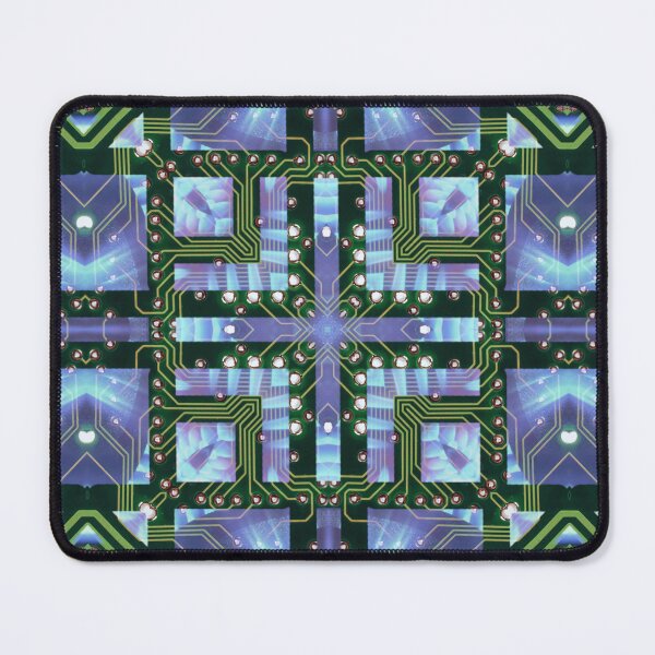 Item preview, Circuitboard fire Kaleidoscope Pattern (Seamless) 14 designed and sold by Swabcraft.