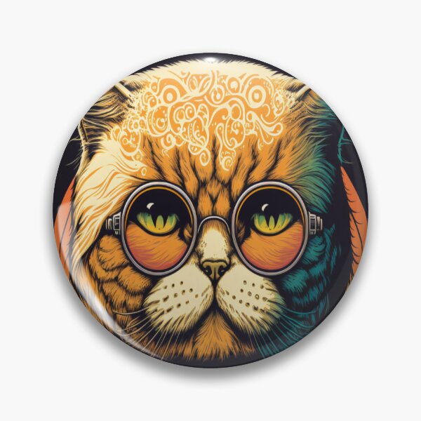 Item preview, Scottish Fold 70s Hippie - 70s Poster Art designed and sold by Star_.