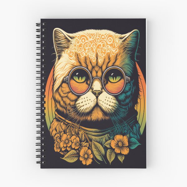 Item preview, Scottish Fold 70s Hippie - 70s Poster Art designed and sold by Star_.