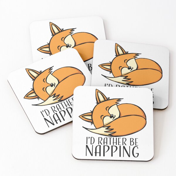 Item preview, I'd Rather Be Napping [Fox] designed and sold by Kristine Slipson.