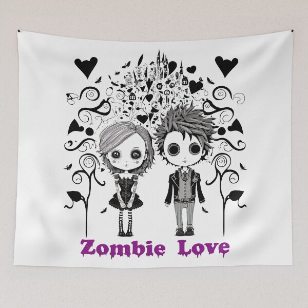 Item preview, Zombie Love Un regalo romántico para el amor nunca muere designed and sold by Delltaman.