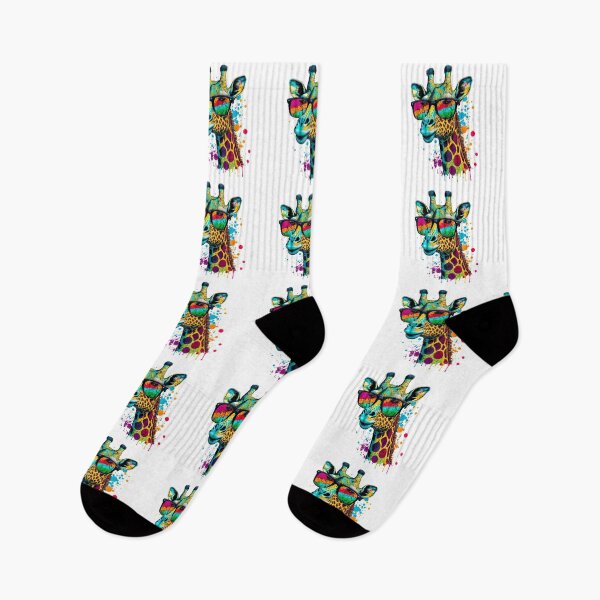 Item preview, Giraffe wearing sunglasses glasses pop art designed and sold by luisraultg.