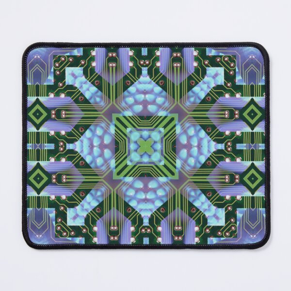 Item preview, Circuitboard fire Kaleidoscope Pattern (Seamless) 16 designed and sold by Swabcraft.