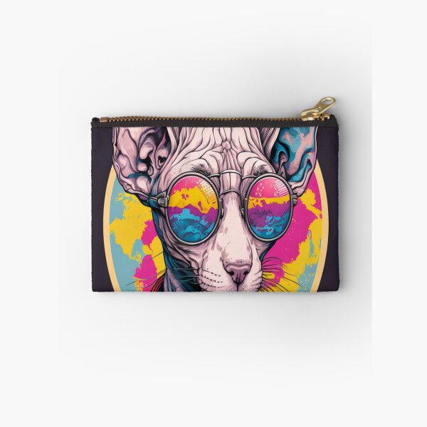 Item preview, Purr-fectly Groovy Sphynx - 70s Poster Art designed and sold by Star_.