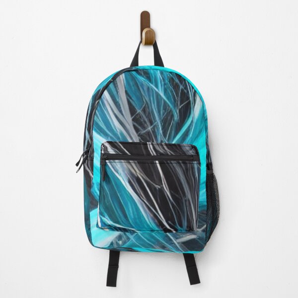 Item preview, Turquoise Abstract Curved Brush Strokes designed and sold by Artel-Blue.