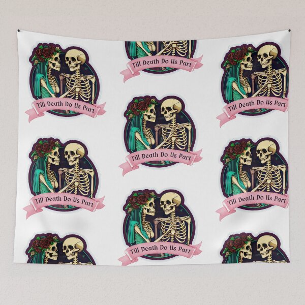 Item preview, Till death do us part valentine art designed and sold by Joyfulimaginery.