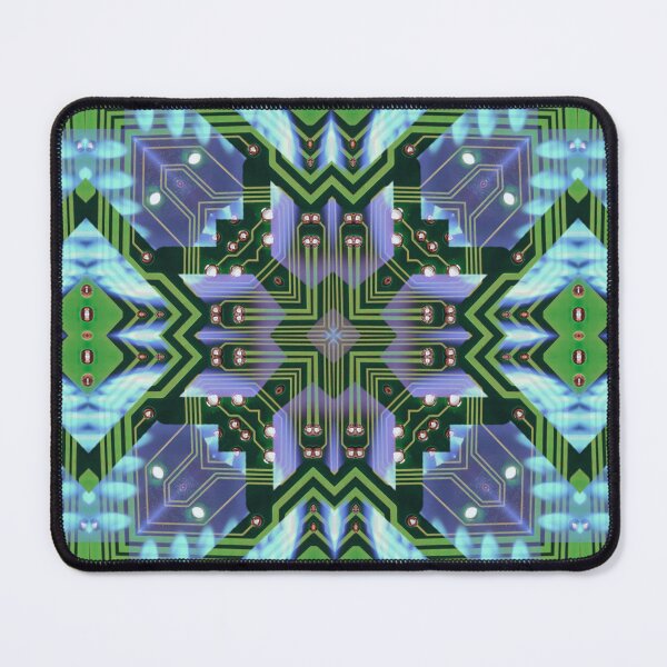 Item preview, Circuitboard fire Kaleidoscope Pattern (Seamless) 17 designed and sold by Swabcraft.
