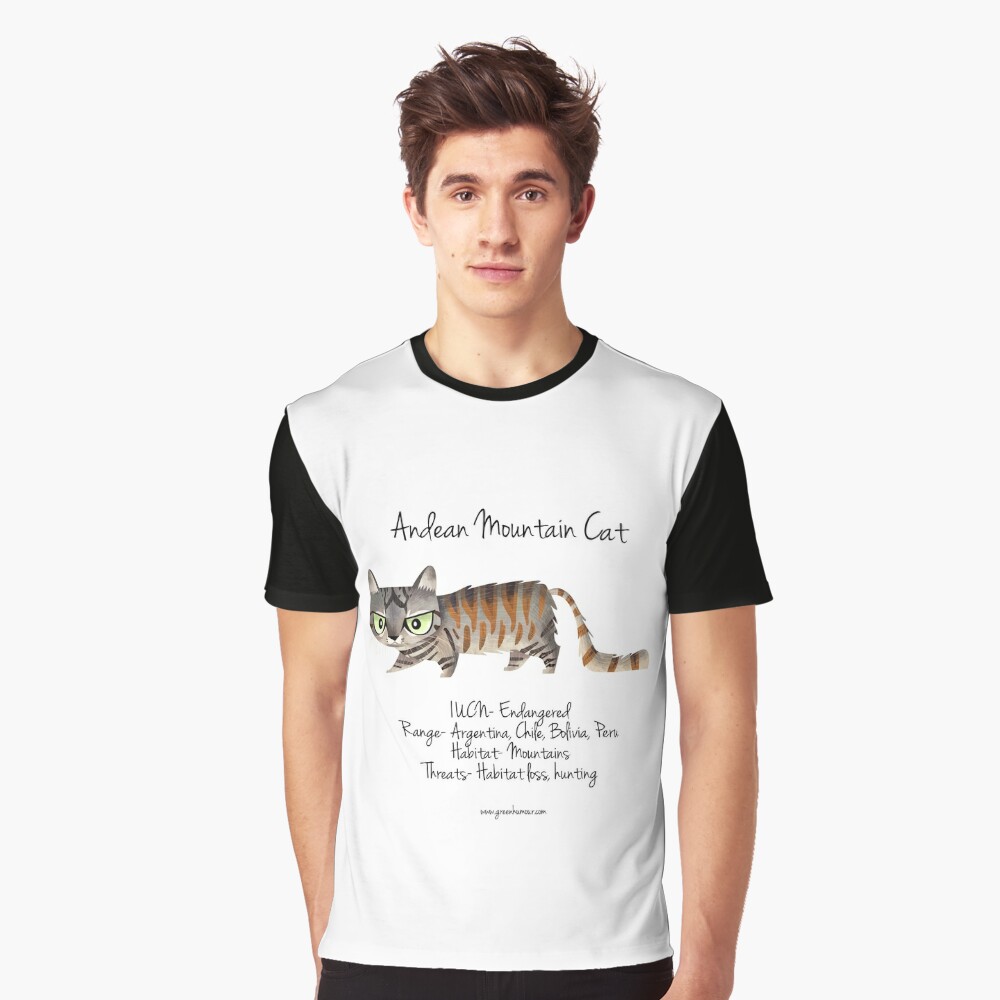 "Andean Mountain Cat" T-shirt by rohanchak | Redbubble