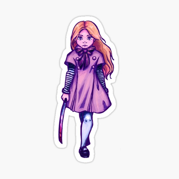 M3GAN Illustration Sticker