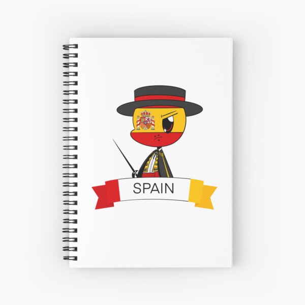 Countryhumans Argentina / Texas / Chile | Spiral Notebook