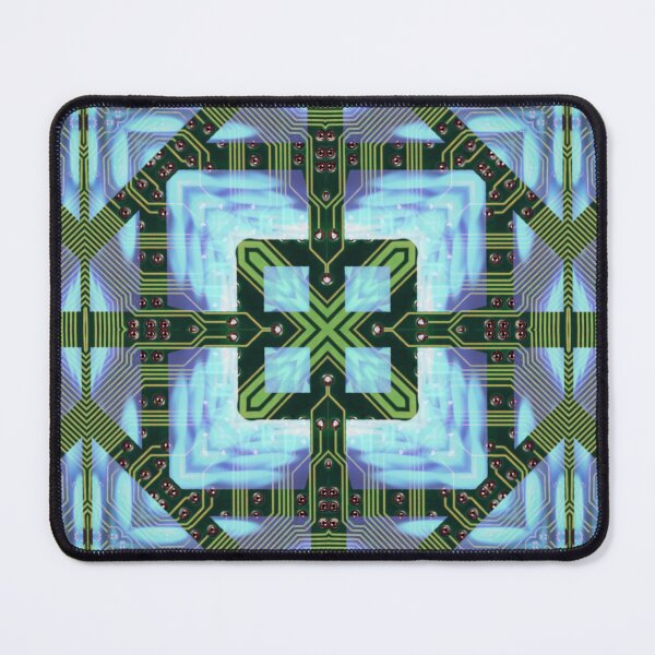 Item preview, Circuitboard fire Kaleidoscope Pattern (Seamless) 19 designed and sold by Swabcraft.